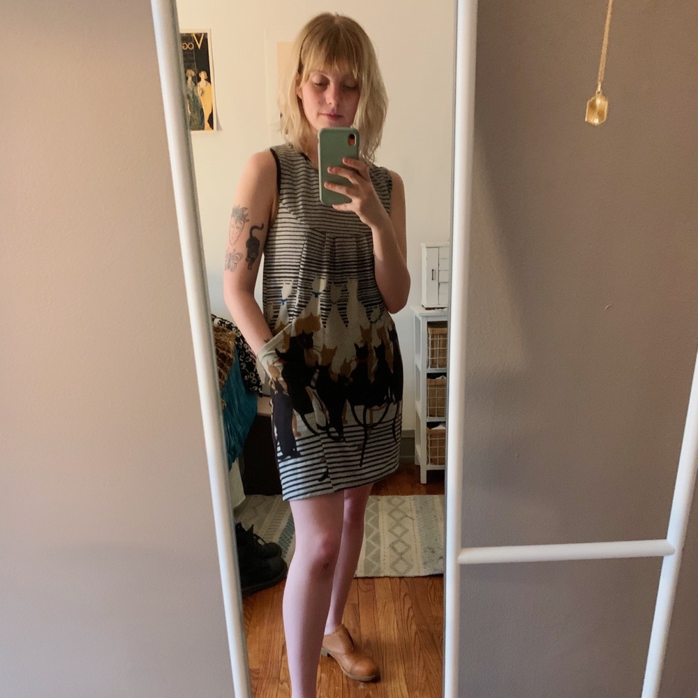 Cat Dress W/ Pockets